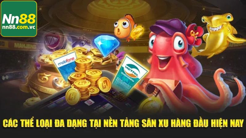 Các loại sinh vật xuất hiện trong Bắn cá H5
